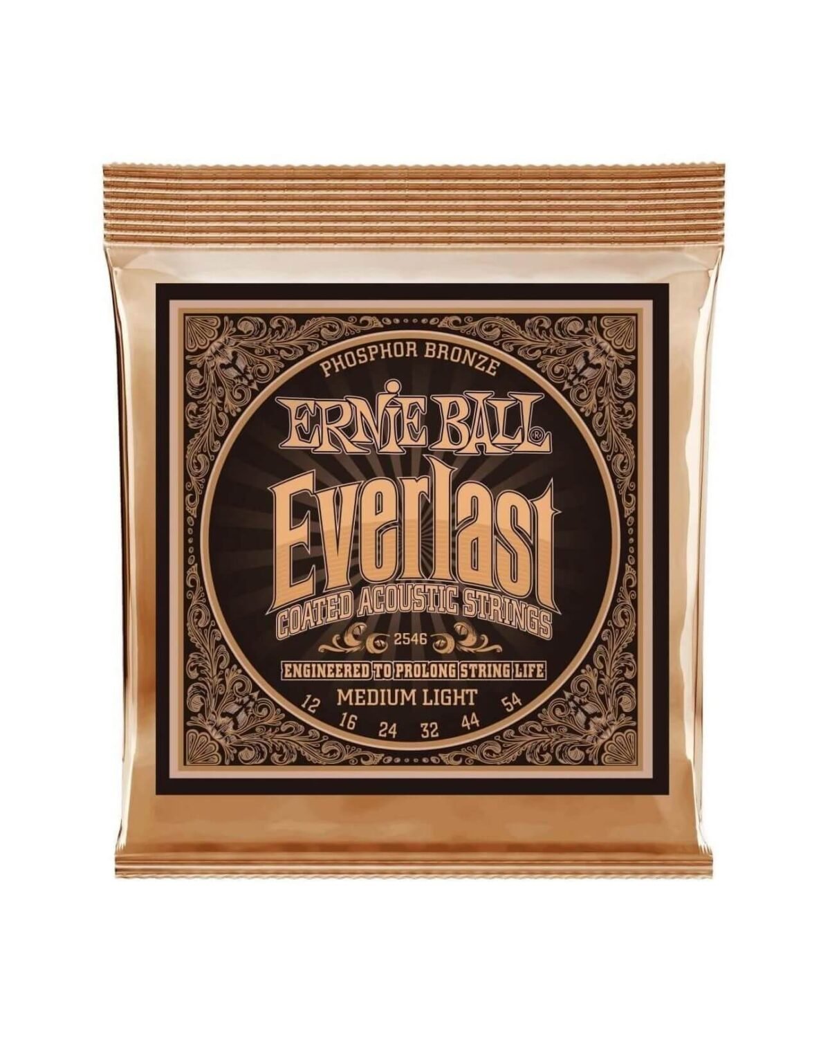 Ernie Ball Everlast P02546 Coated Phosphor Bronze 12-54