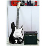Elektrinės gitaros komplektas NN EG SET-BL