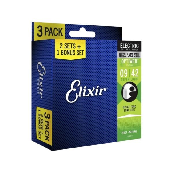 Elixir 19002 Optiweb Super Light 9-42 (3 komplektai)