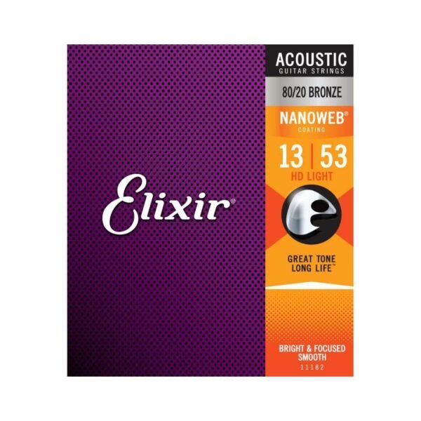 Elixir 16182 Nanoweb HD Light 13-53