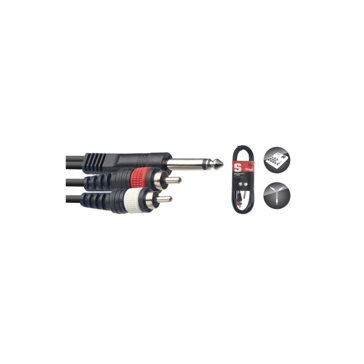 Laidas Jack - 2xRCA 3m Stagg
