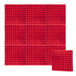 Akustinis porolonas DNA AM2 RD 50x50 cm (10 vnt.)