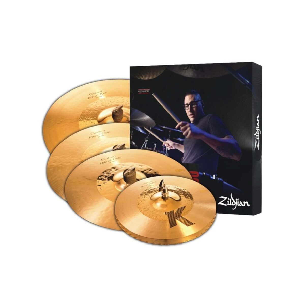 Būgnų lėkščių komplektas Zildjian K1250 K Custom Hybrid Promo Pack