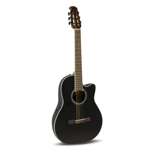 Elektro-klasikinė gitara Ovation Celebrity CS Standard Mid Cutaway Black