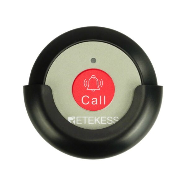 retekess-caregiver-pager-th107-host-receiver-with-th009-ip67-waterproof-call-button-with-buckle-front