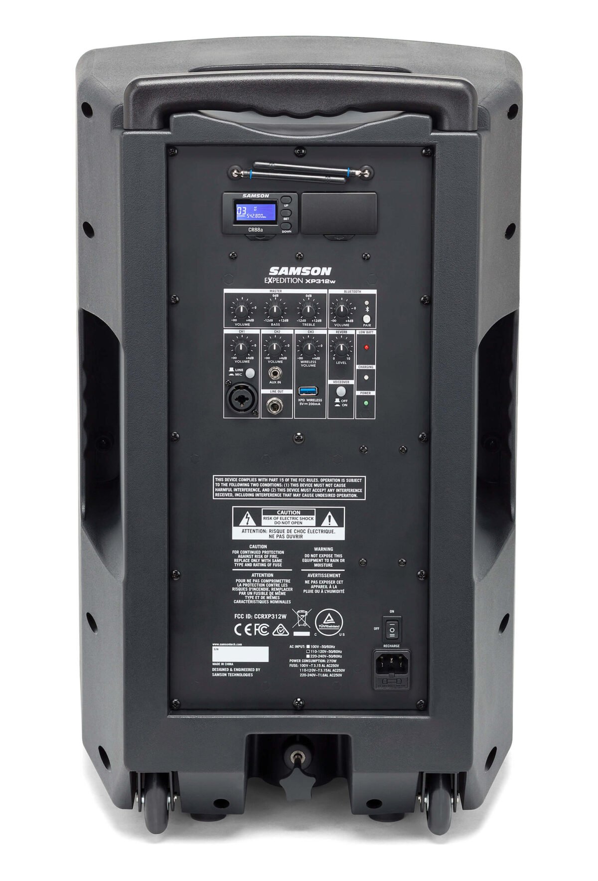 Nešiojama garso sistema Samson XP312w