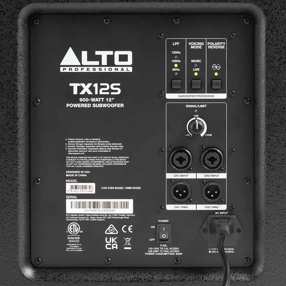 Žemadažnė kolonėlė ALTO TX12S
