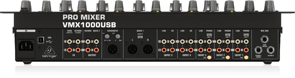 DJ garso pultas Behringer VMX1000USB