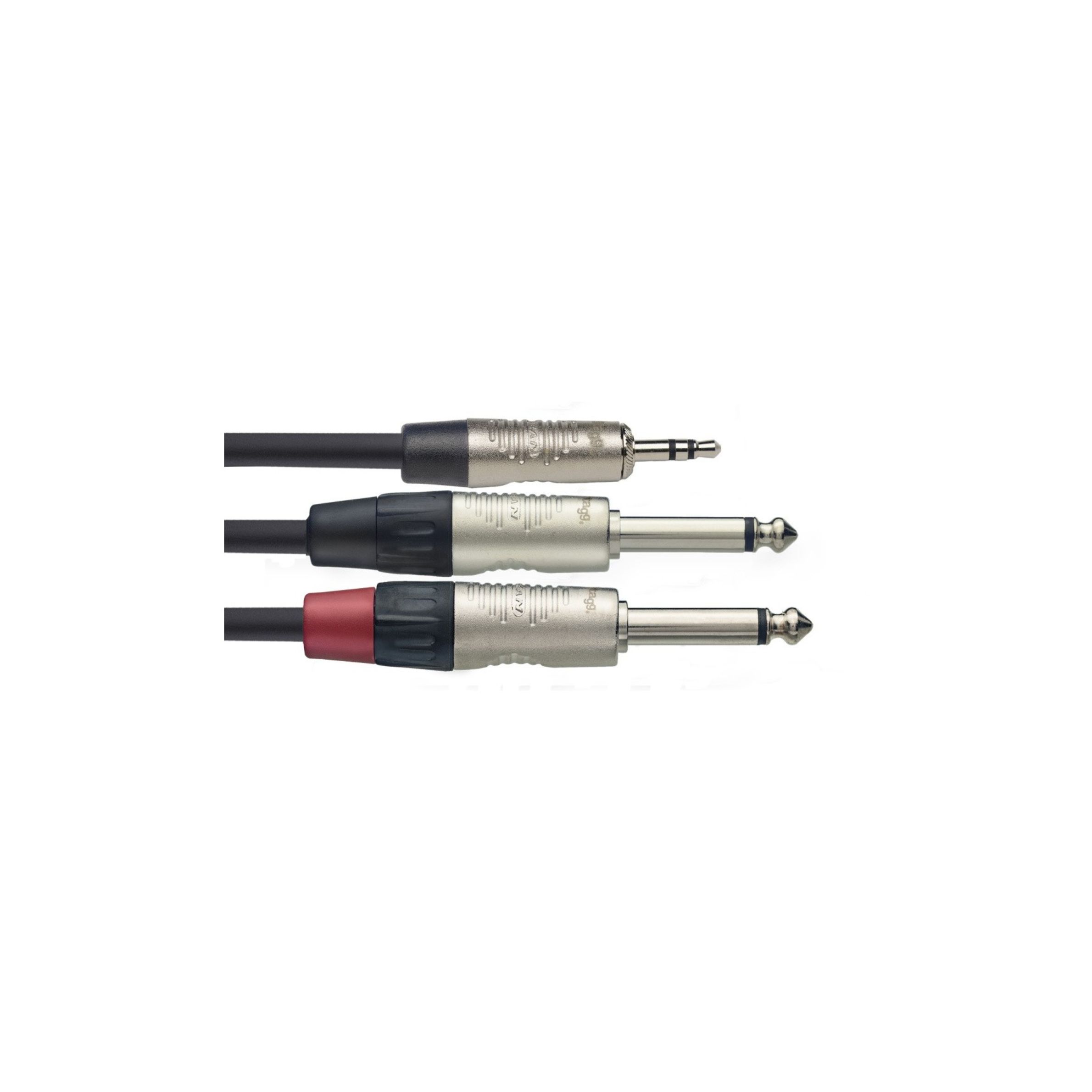 Mini Jack Stagg NYC3/MPS2PR mini jack/m - 2x jack/m 3m