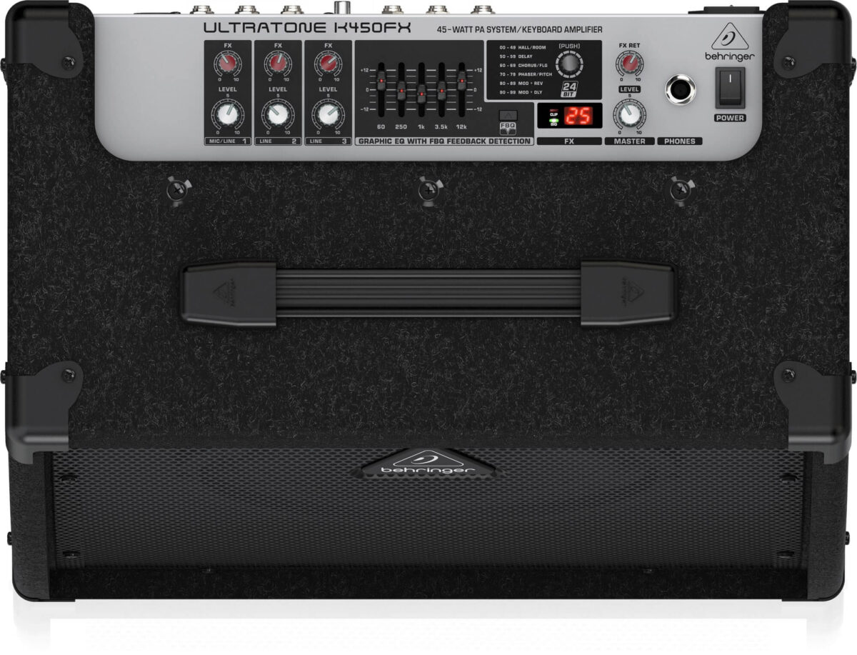Behringer K450FX stiprintuvas skaitmeniniam pianinui