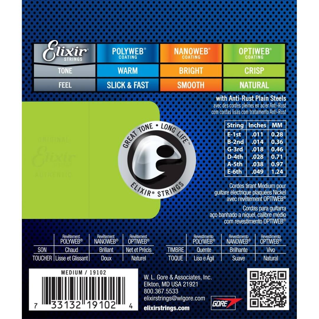 Elixir 19102 Optiweb Medium 11-49