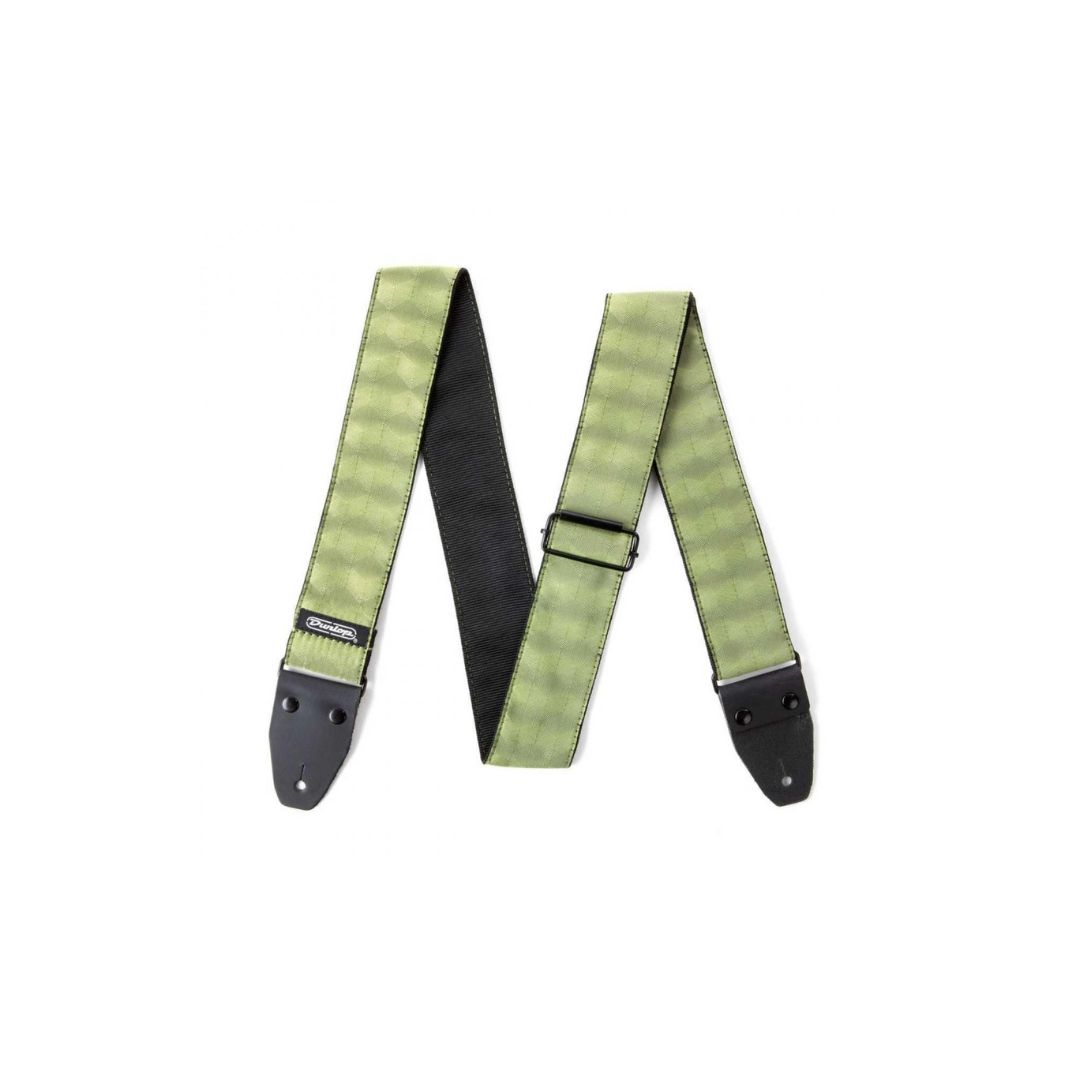 Gitaros diržas Dunlop Designer Jacquard Hexagon Echo Olive