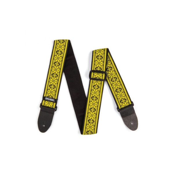 Gitaros diržas Dunlop Jacquard Fillmore Yellow