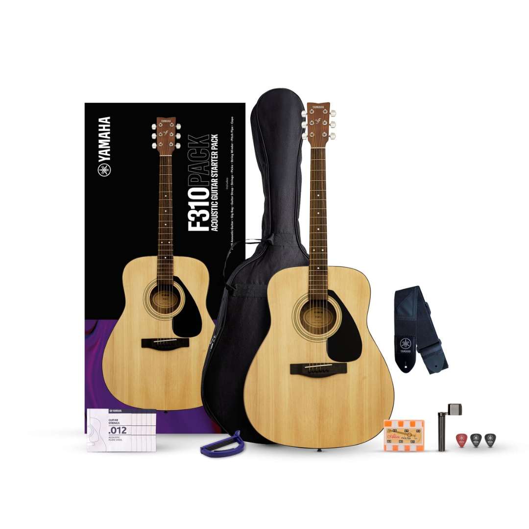 Akustinės gitaros komplektas Yamaha F310PIINT