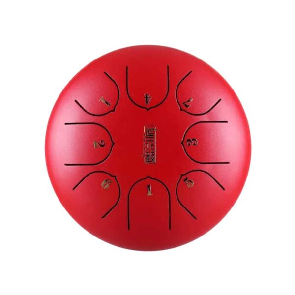 Mėnulio būgnas Hluru THC8-6-Red (C tonacija)