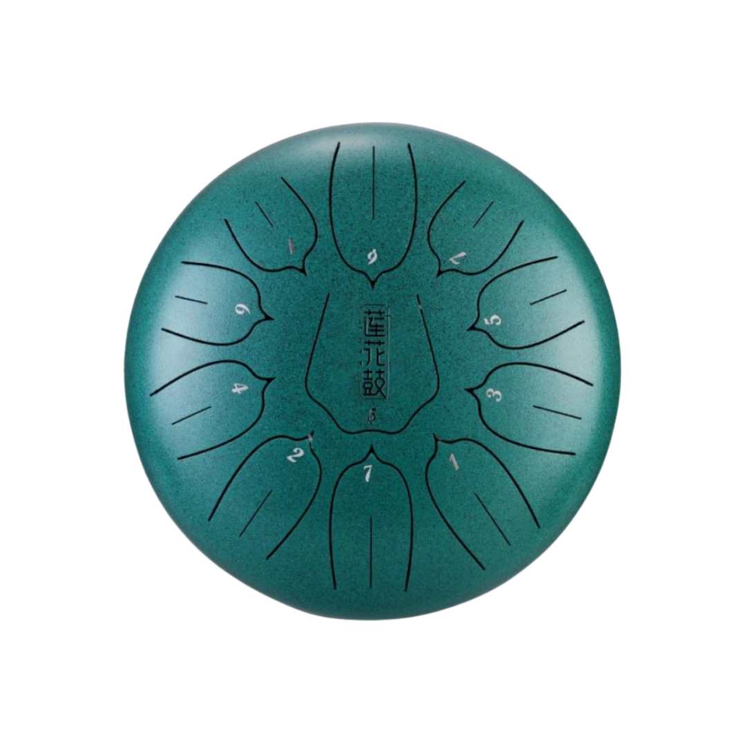 Mėnulio būgnas Hluru-Huashu THS11-12 Malachite (C tonacija)