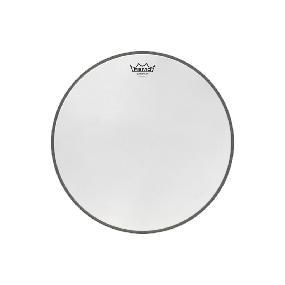 Bosinio būgno plastikas Remo Powerstroke 3 Suede 20" (WH)