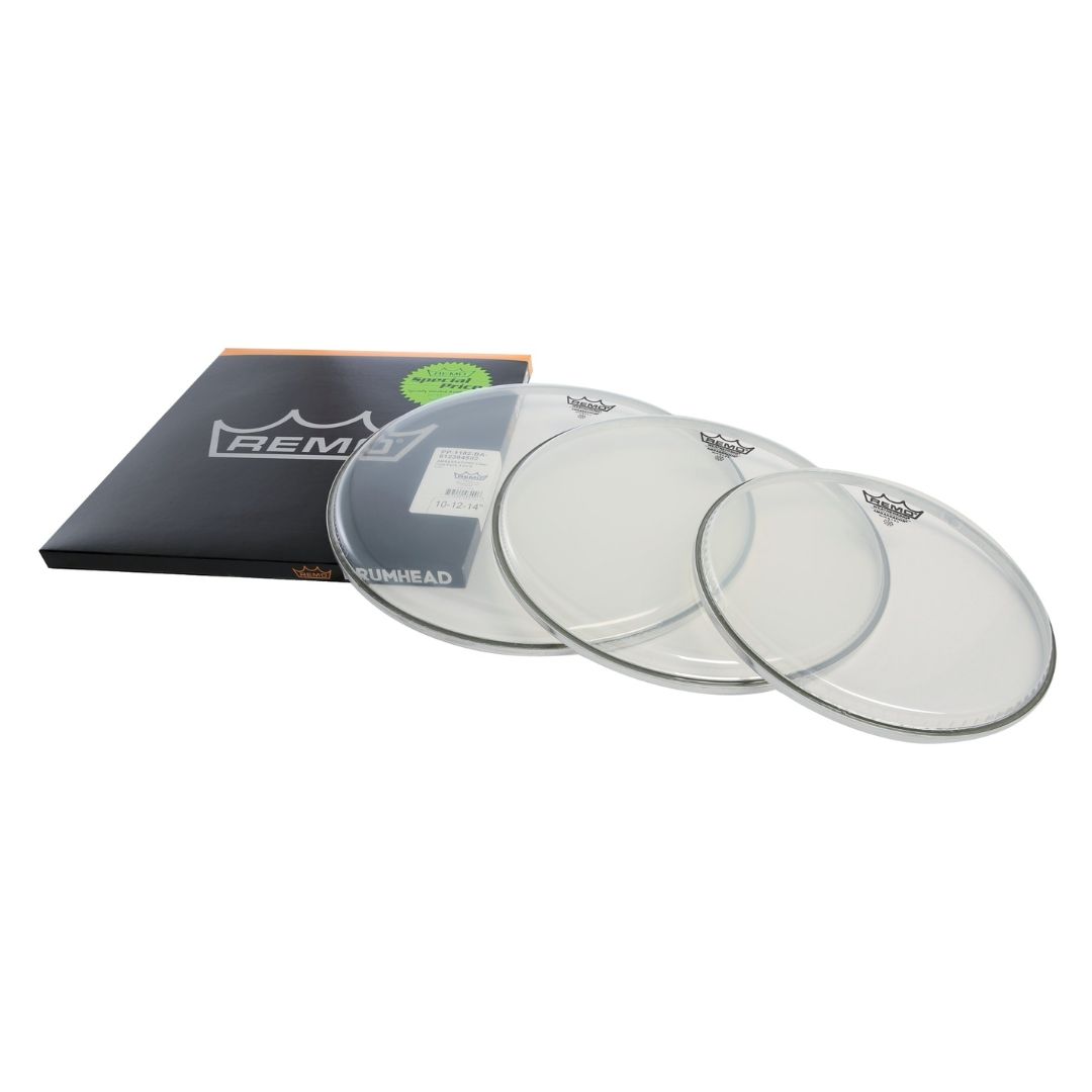 Būgnų plastikai Remo Ambassador Transparent ProPack