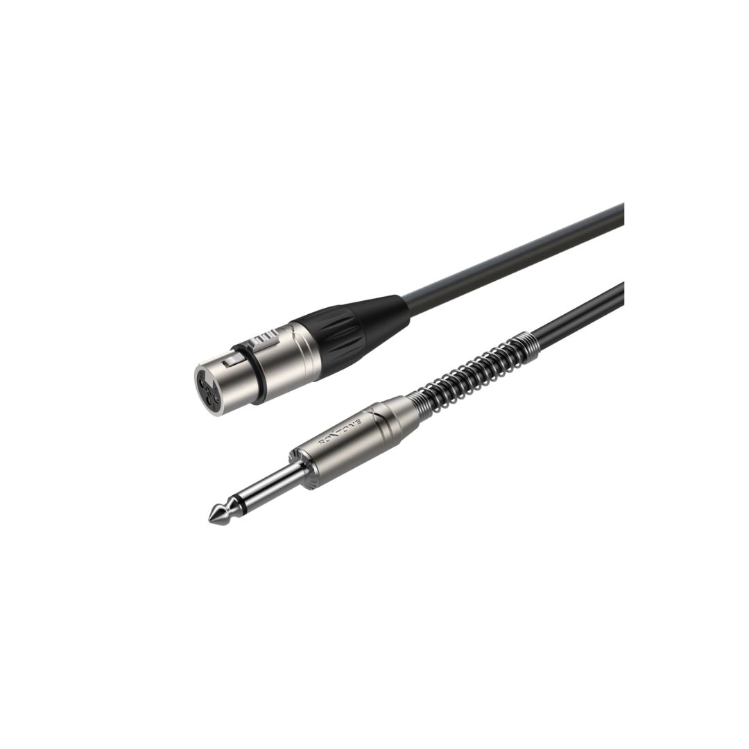Mikrofoninis laidas Roxtone SMXJ210L1 XLR /f - 6.35mm Jack/m 15m