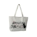 Krepšys su užtrauktuku ir natų piešiniu Gewa 975007