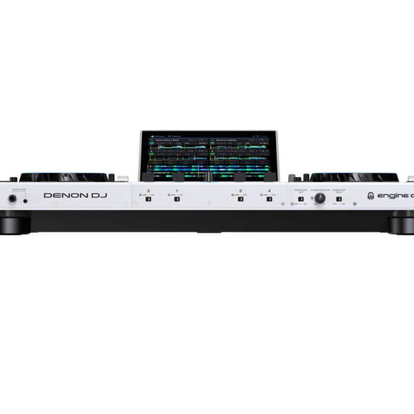 Denon-DJ-kontroller-meediamangija-Prime-4-valge-e1