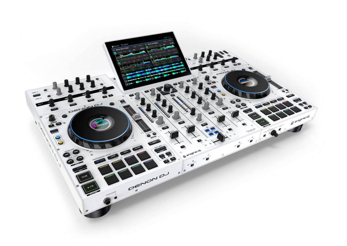 DJ garso pultas Denon DJ Prime 4+ White