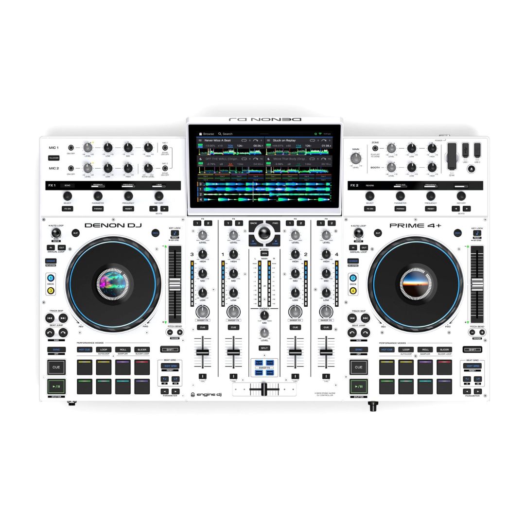 DJ garso pultas Denon DJ Prime 4+ White