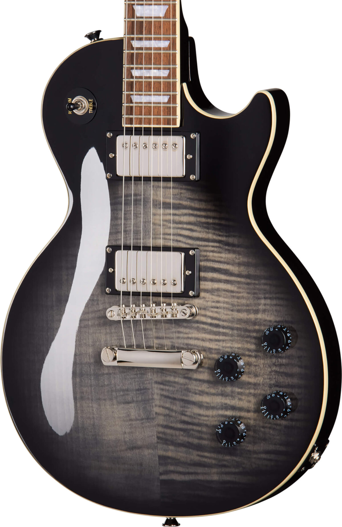 Elektrinė gitara Epiphone Les Paul Tribute Plus Ebony Burst