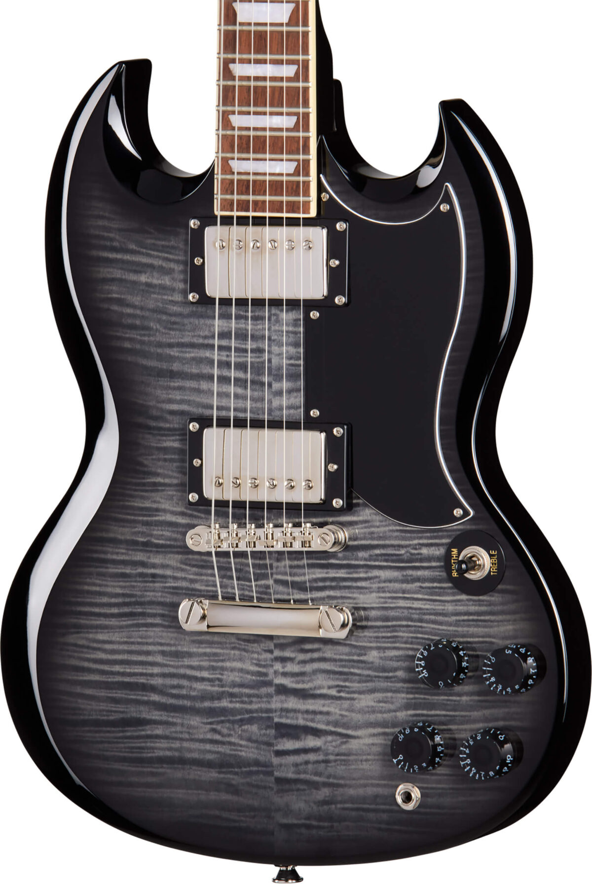 Elektrinė gitara Epiphone SG Tribute Plus Ebony Burst