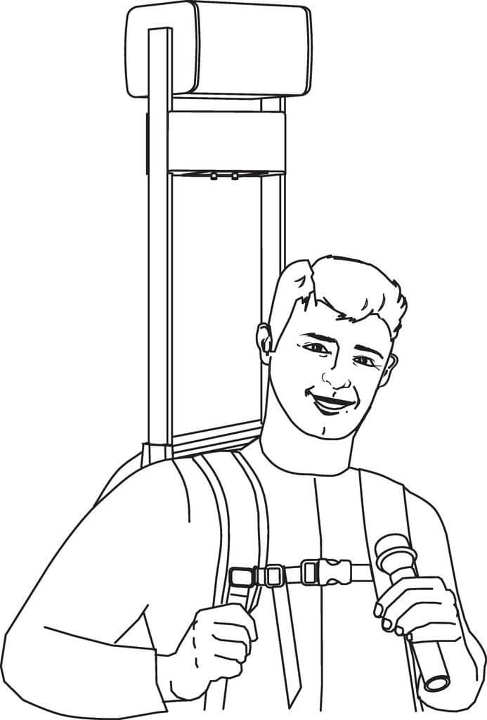 Nešiojama garso sistema Monacor PAS-254D