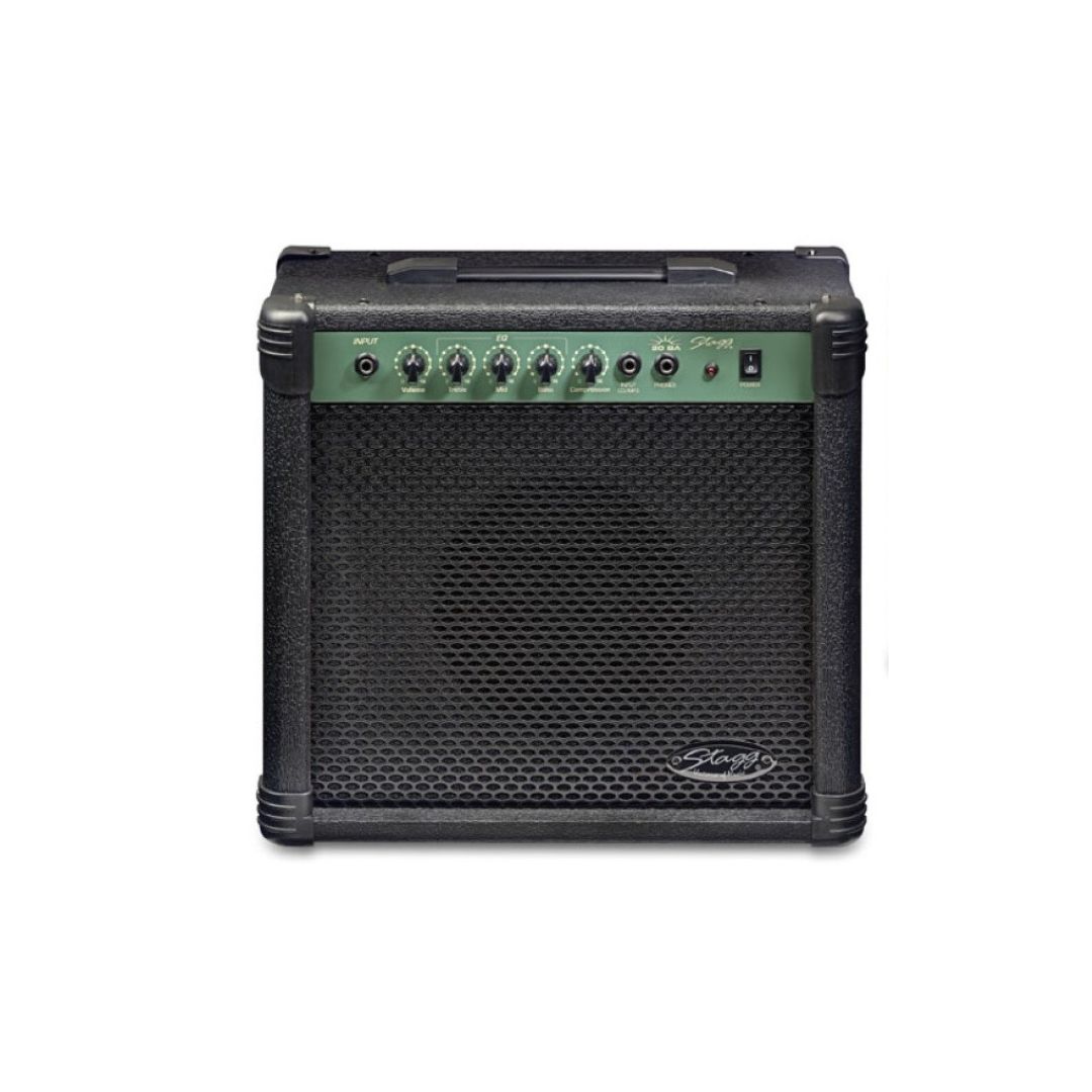 Stiprintuvas bosinei gitarai Stagg 20 BA EU 20W