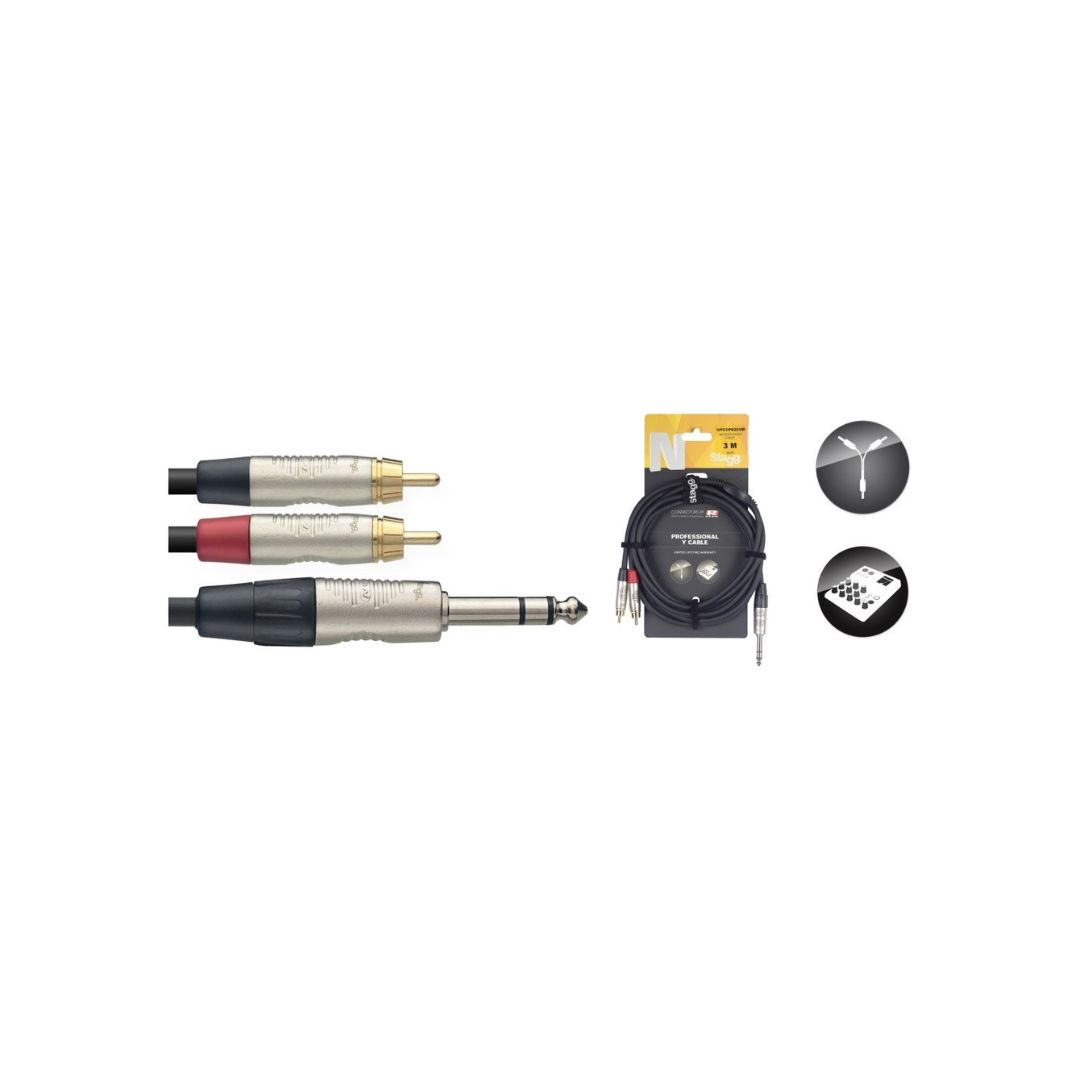 Laidas Jack – 2x RCA Stagg NYC3/PS2CMR