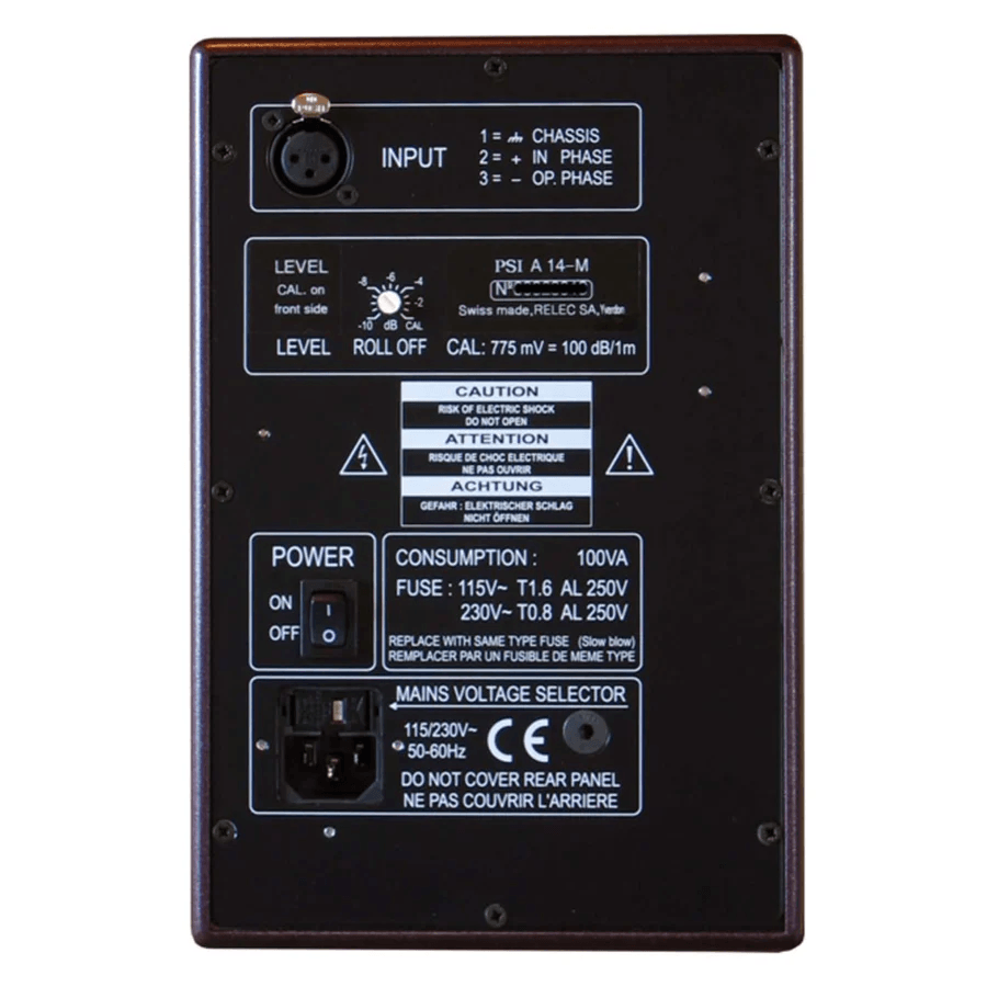 Studijinės kolonėlės PSI Audio A14-M Red