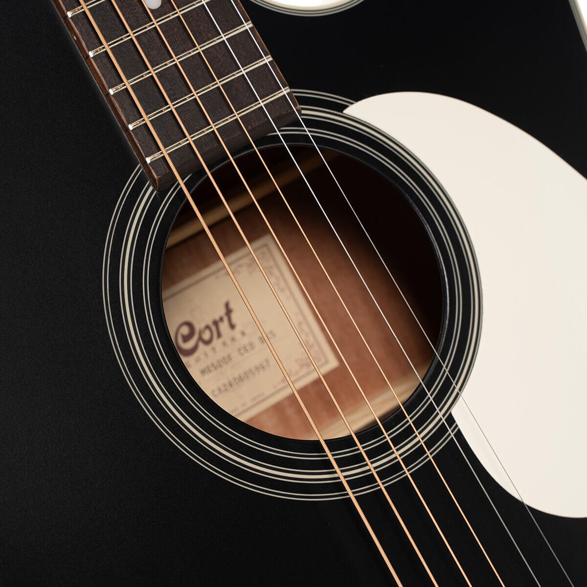Elektro-akustinė gitara Cort MR500F-CED BKS