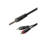 Laidas Mini Jack – 2x RCA Roxtone SAYC110L3