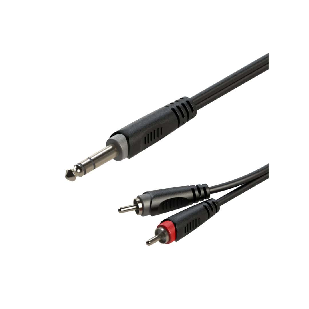 Laidas Mini Jack – 2x RCA Roxtone SAYC110L3